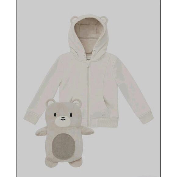 Cubcoats Cozi Bori The Bear 2 & 1 hoodie & bear SZ 4-5 Transforming Plushie NWT - Picture 1 of 8